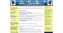 Desktop Screenshot of kaufperlastschrift.de